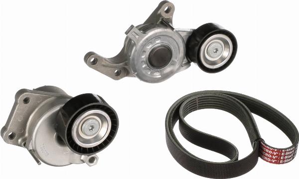 GATES K016PK1073EST - Set curea transmisie cu caneluri aaoparts.ro