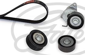 GATES K016PK1843XS - Set curea transmisie cu caneluri aaoparts.ro