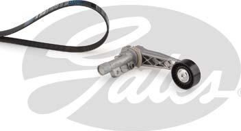 GATES K016PK893XS - Set curea transmisie cu caneluri aaoparts.ro