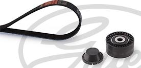 GATES K016PK848SF - Set curea transmisie cu caneluri aaoparts.ro