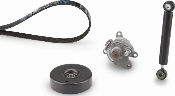 GATES K016PK2153 - Set curea transmisie cu caneluri aaoparts.ro