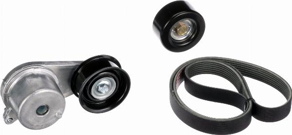 GATES K017PK2020XS - Set curea transmisie cu caneluri aaoparts.ro