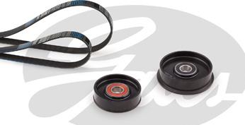 GATES K025PK858 - Set curea transmisie cu caneluri aaoparts.ro