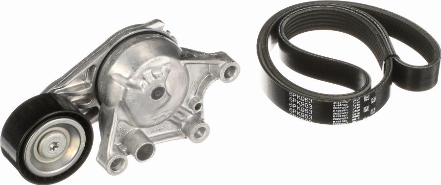 GATES K026PK963 - Set curea transmisie cu caneluri aaoparts.ro