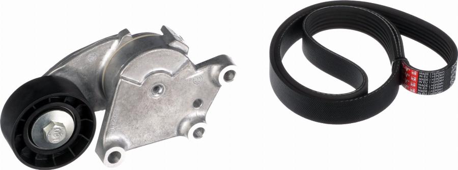 GATES K026PK975 - Set curea transmisie cu caneluri aaoparts.ro