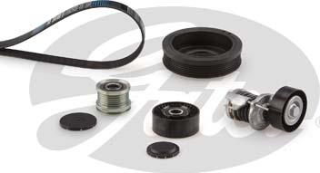 GATES K026PK1580XS - Set curea transmisie cu caneluri aaoparts.ro