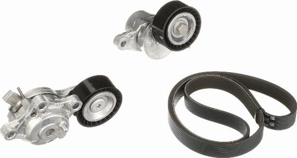 GATES K026PK1005EST - Set curea transmisie cu caneluri aaoparts.ro
