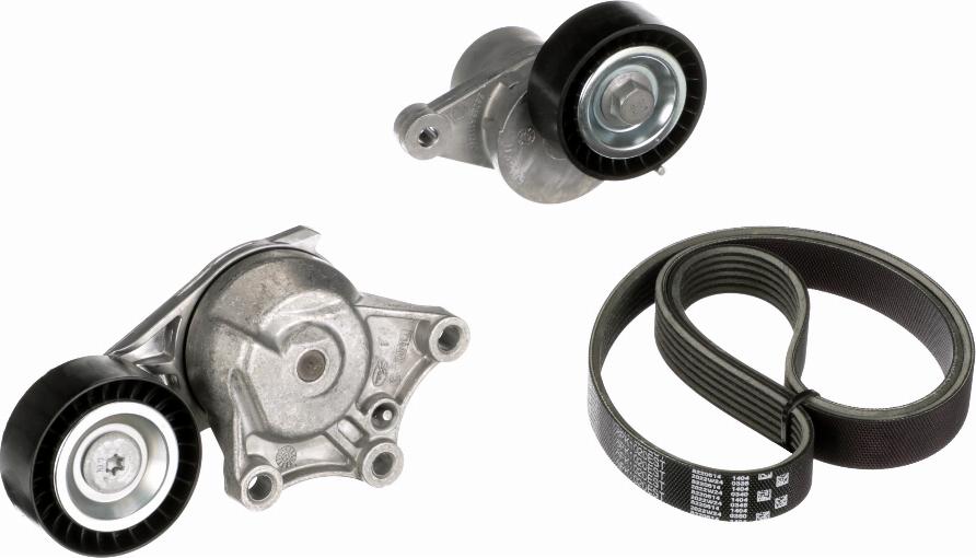 GATES K026PK1020EST - Set curea transmisie cu caneluri aaoparts.ro