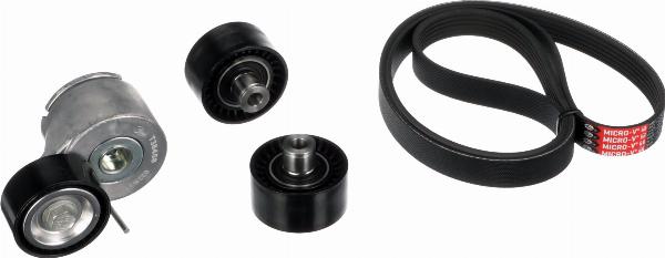 GATES K026PK1353 - Set curea transmisie cu caneluri aaoparts.ro