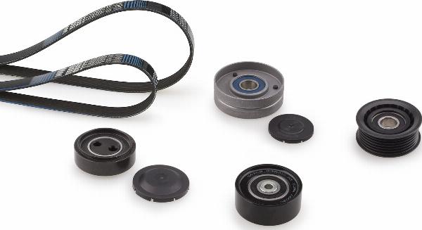 GATES K026PK2403 - Set curea transmisie cu caneluri aaoparts.ro