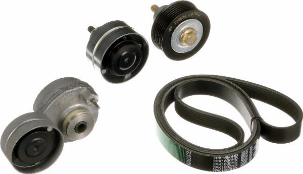 GATES K027PK1690HD - Set curea transmisie cu caneluri aaoparts.ro