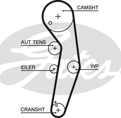 Gates K075569XS - Set curea de distributie aaoparts.ro
