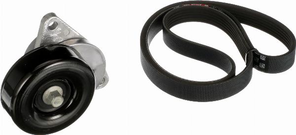 GATES K076PK1633 - Set curea transmisie cu caneluri aaoparts.ro