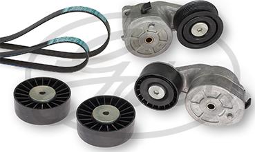 GATES K078PK2080HD - Set curea transmisie cu caneluri aaoparts.ro