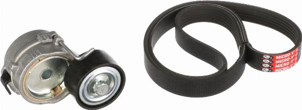 GATES K166PK1043 - Set curea transmisie cu caneluri aaoparts.ro