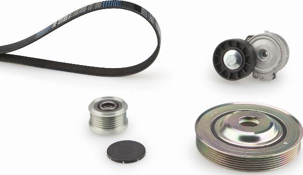 GATES K136PK1218 - Set curea transmisie cu caneluri aaoparts.ro