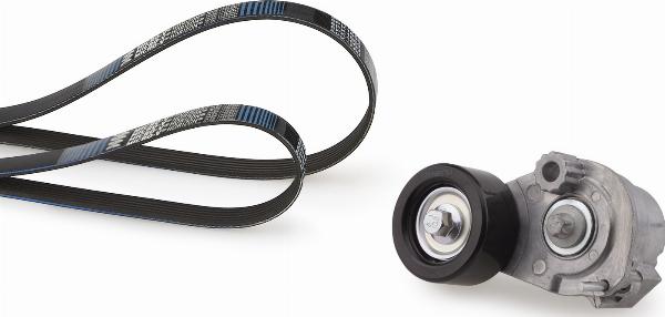 GATES K266PK1555 - Set curea transmisie cu caneluri aaoparts.ro