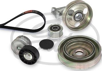 GATES K206PK1218 - Set curea transmisie cu caneluri aaoparts.ro