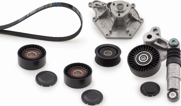 GATES KP66PK2500 - Pompa apa + Set curea transmisie cu caneluri aaoparts.ro