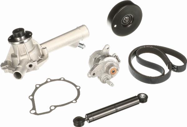 GATES KP16PK2153 - Pompa apa + Set curea transmisie cu caneluri aaoparts.ro