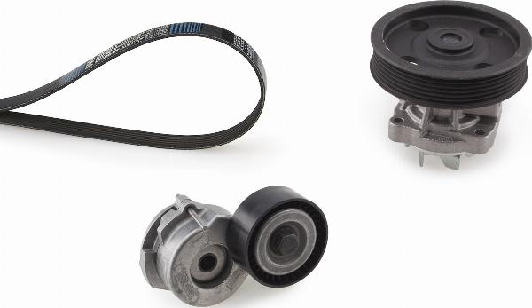 GATES KP26PK1183 - Pompa apa + Set curea transmisie cu caneluri aaoparts.ro