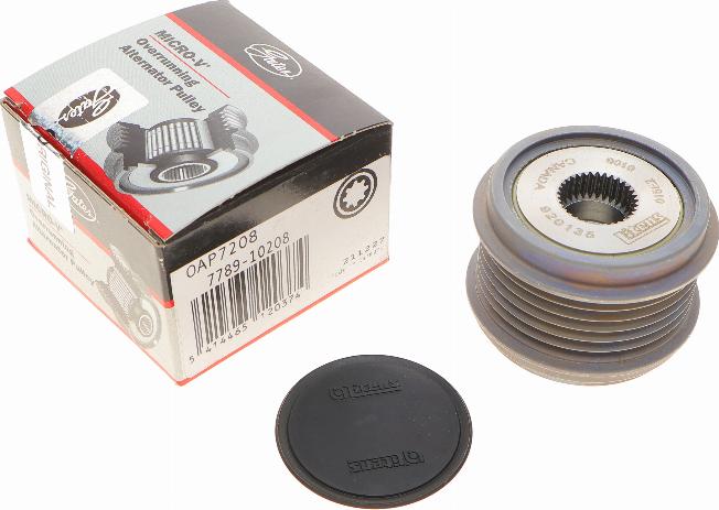 Gates OAP7208 - Fulie, alternator aaoparts.ro