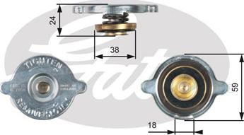 Gates RC113 - Buson,radiator aaoparts.ro