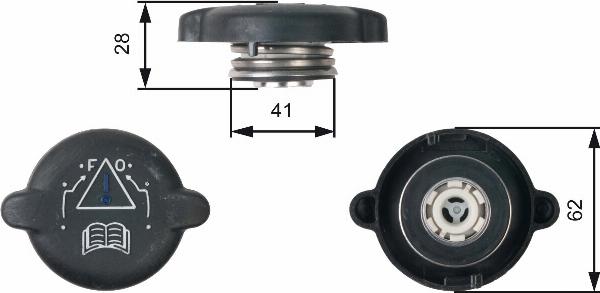 GATES RC219 - Buson,vas expansiune aaoparts.ro