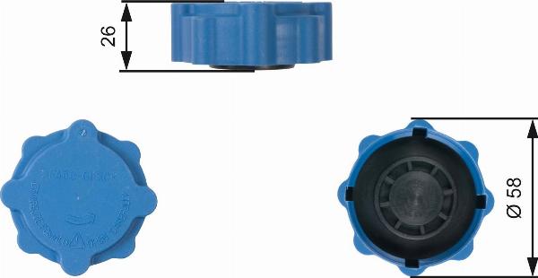 GATES RC214 - Buson,vas expansiune aaoparts.ro