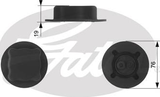 GATES RC215 - Buson,vas expansiune aaoparts.ro