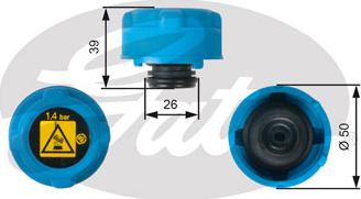 Gates RC216 - Buson,vas expansiune aaoparts.ro