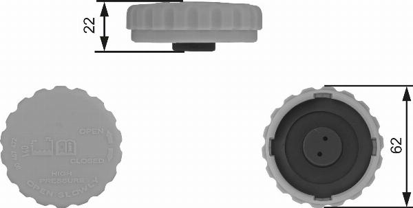 GATES RC235 - Buson,vas expansiune aaoparts.ro