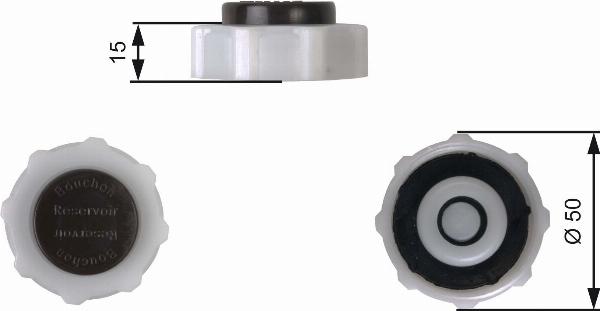 GATES RC222 - Buson,vas expansiune aaoparts.ro