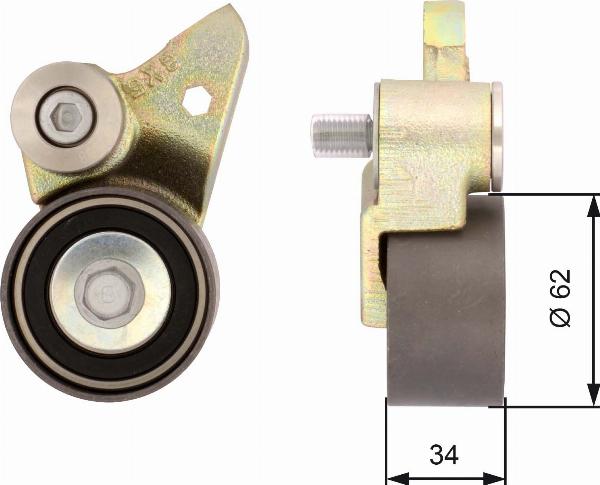 GATES T41098 - Mecanism tensionare, curea distributie aaoparts.ro