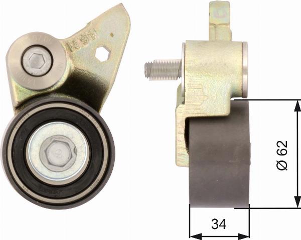 GATES T41097 - Mecanism tensionare, curea distributie aaoparts.ro