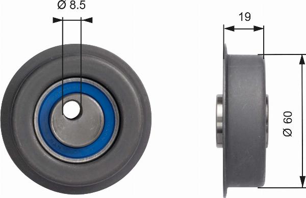 GATES T41045 - Rola intinzator,curea distributie aaoparts.ro