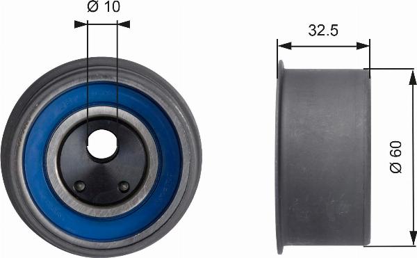GATES T41046 - Rola intinzator,curea distributie aaoparts.ro