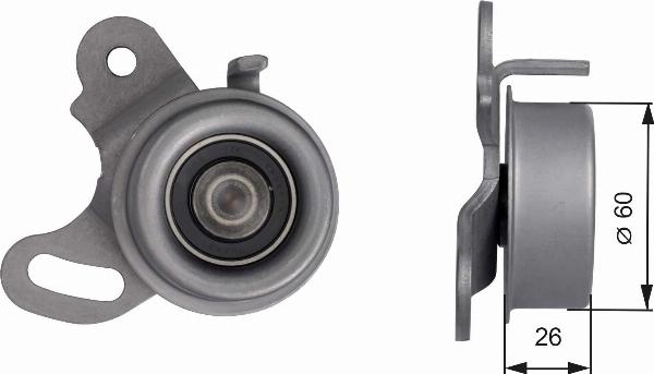 GATES T41042 - Rola intinzator,curea distributie aaoparts.ro