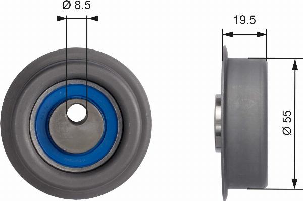 GATES T41047 - Rola intinzator,curea distributie aaoparts.ro