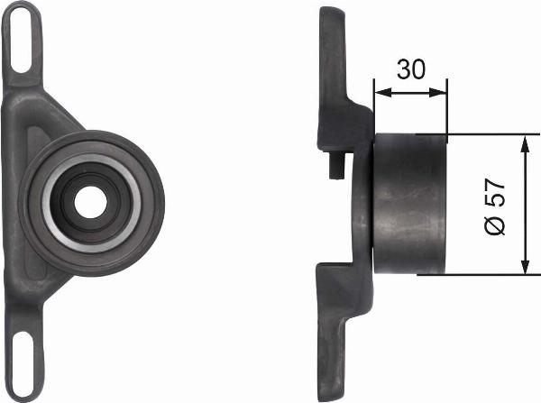 GATES T41147 - Rola intinzator,curea distributie aaoparts.ro