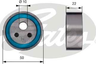 Gates T41154 - Rola intinzator,curea distributie aaoparts.ro