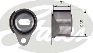 Gates T41157 - Rola intinzator,curea distributie aaoparts.ro