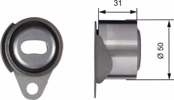 GATES T41157 - Rola intinzator,curea distributie aaoparts.ro