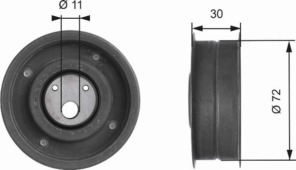 GATES T41107 - Mecanism tensionare, curea distributie aaoparts.ro
