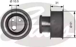 GATES T41117 - Rola intinzator,curea distributie aaoparts.ro