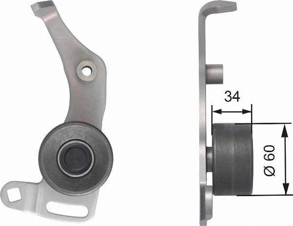 GATES T41138 - Rola intinzator,curea distributie aaoparts.ro