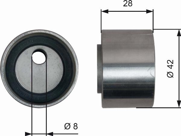 GATES T41305 - Rola intinzator,curea distributie aaoparts.ro