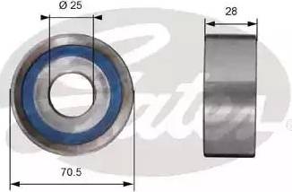 GATES T41256 - Rola intinzator,curea distributie aaoparts.ro