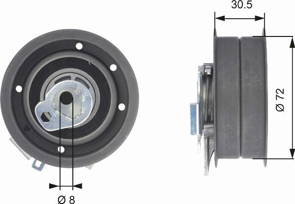 GATES T43010 - Rola intinzator,curea distributie aaoparts.ro