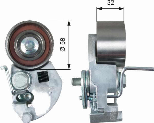 GATES T43133 - Mecanism tensionare, curea distributie aaoparts.ro